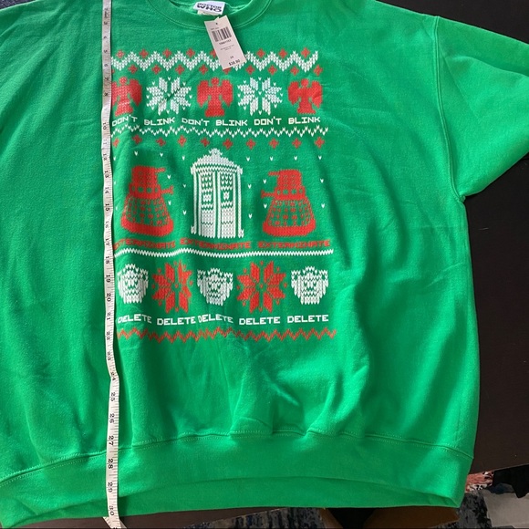 Doctor Who Ugly Holiday Sweater Sweatshirt - Picture 3 of 4